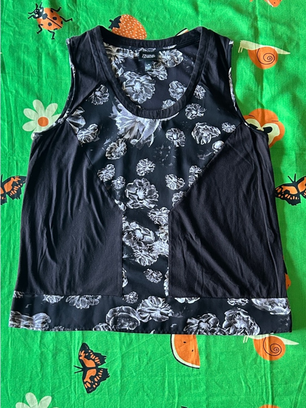 Prabal Gurung x Target Tank Top - Black Floral